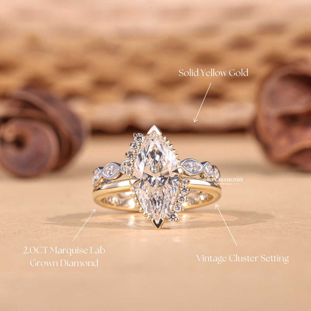 lab created diamond ring