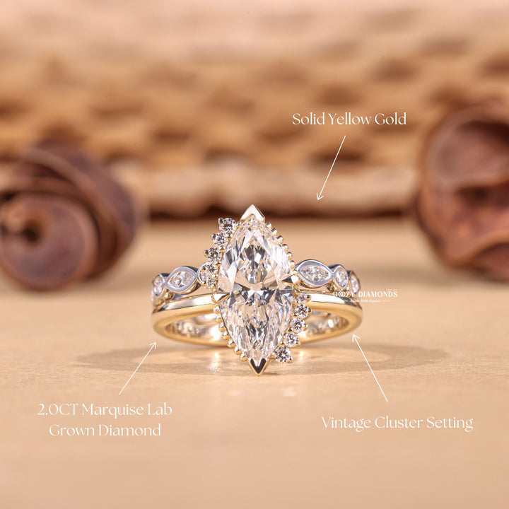 lab created diamond ring