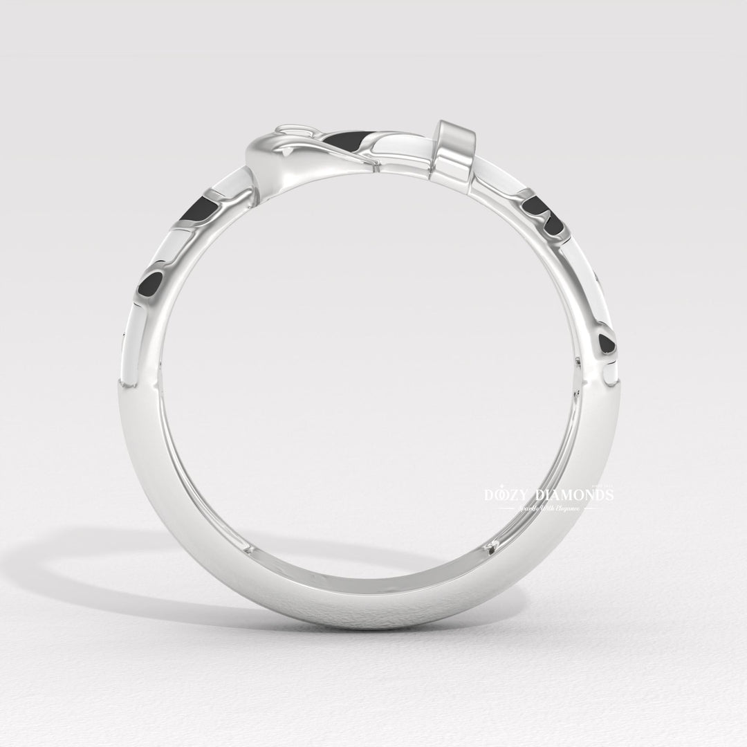 Minimalist Belt Buckle Ring for Men's ~ Unique Band for Men