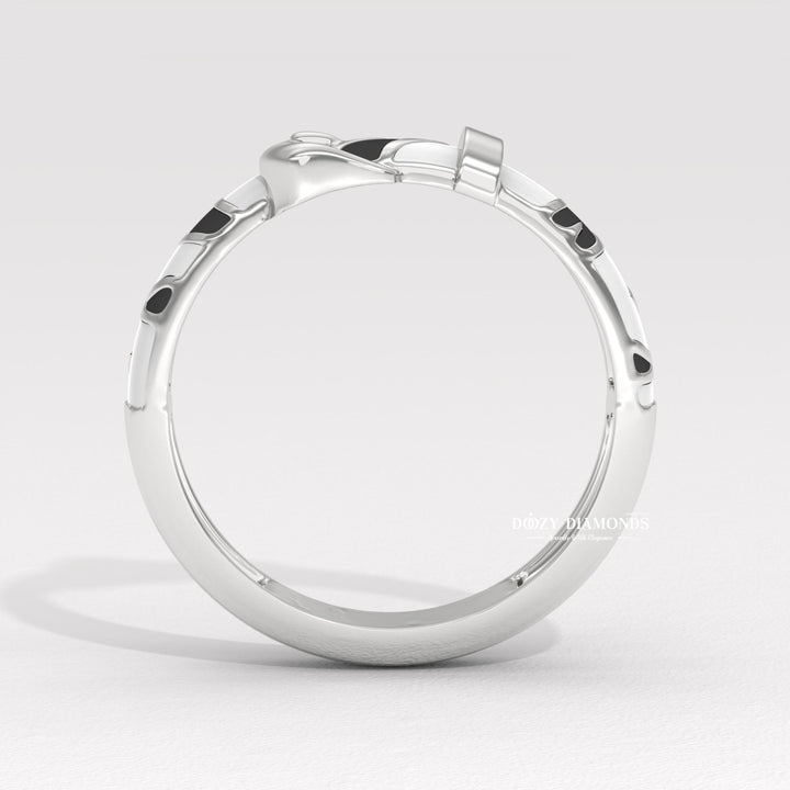 Minimalist Belt Buckle Ring for Men's ~ Unique Band for Men