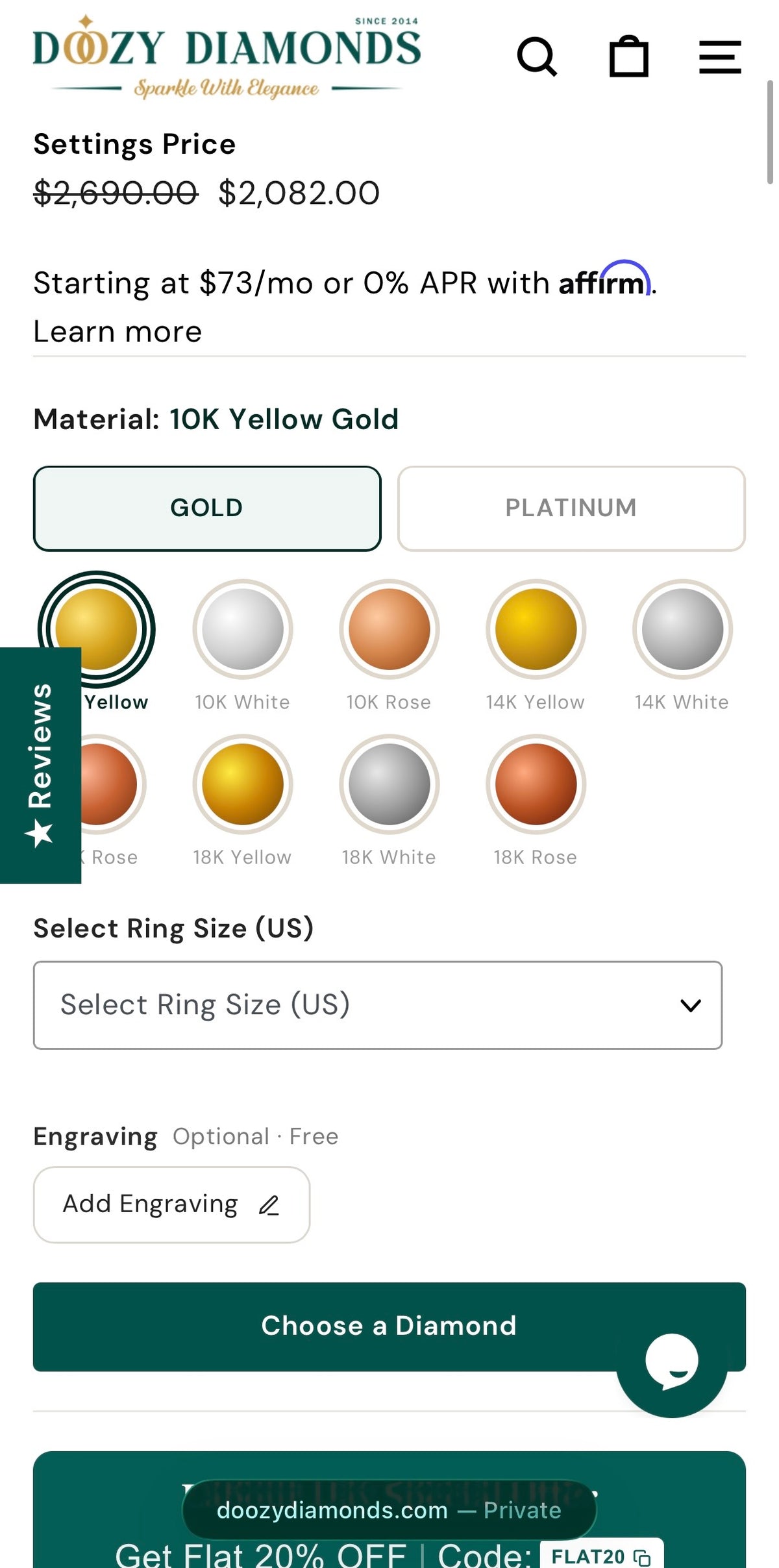 Step 2: Choose Your Metal
