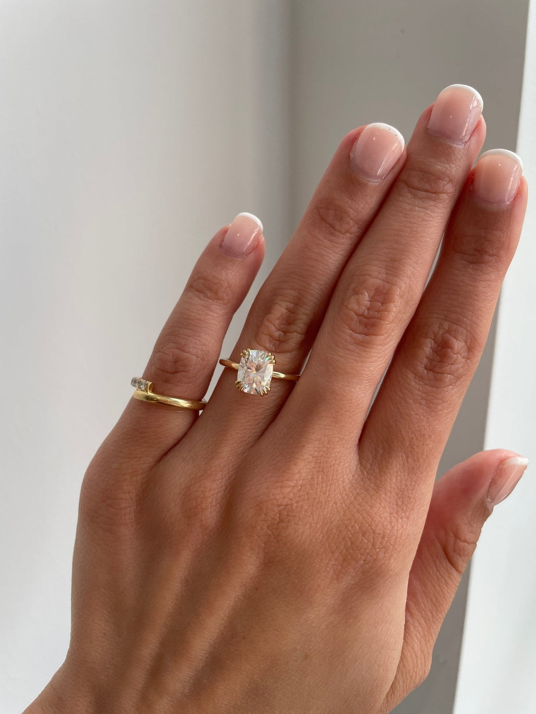 2.01 - 4.01 CT Elongated Cushion Cut Lab Grown Diamond Solitaire Engagement Ring - Doozy Diamonds