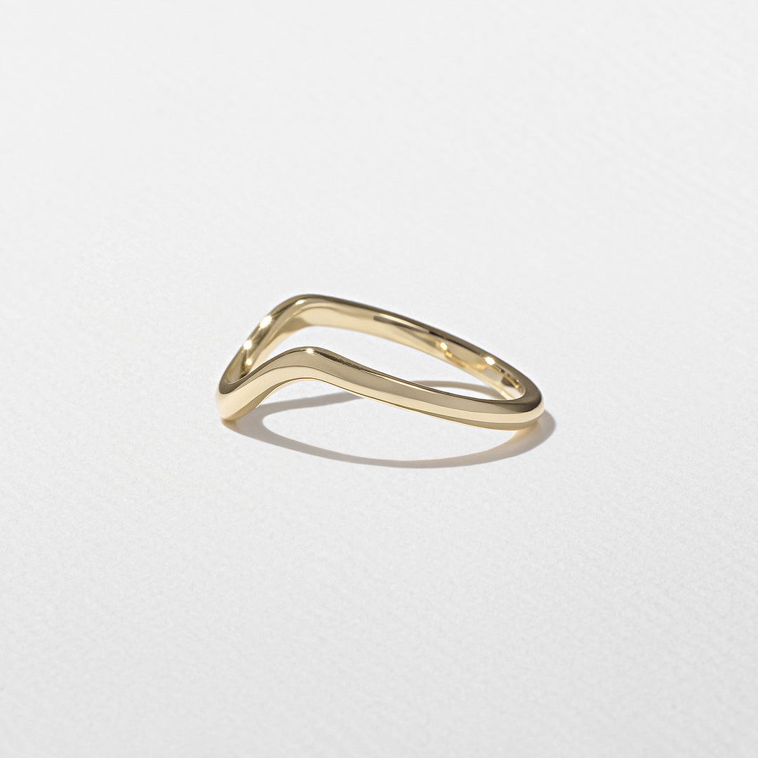 2.0CT Oval E - VS Lab Grown Unique Wave Wedding Ring With Plain Curve Band - Doozy Diamonds
