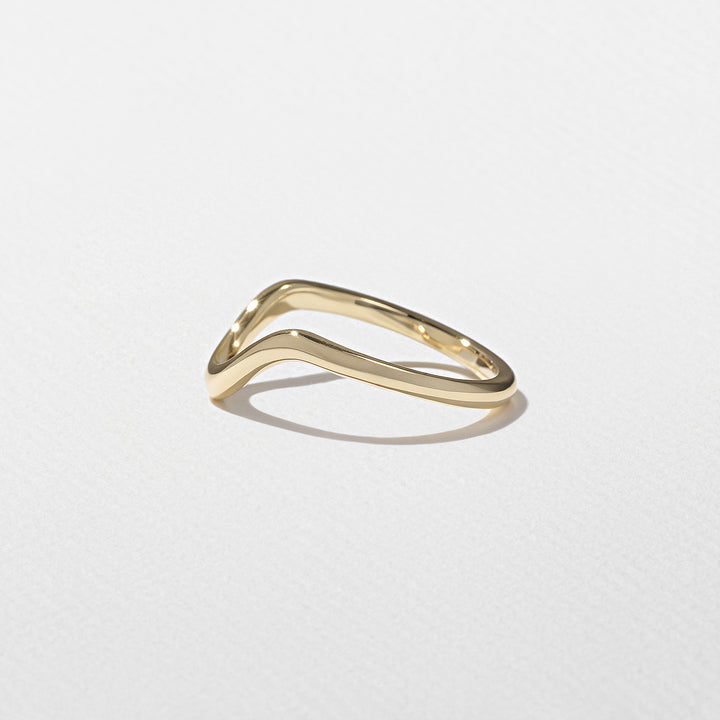 2.0CT Oval E - VS Lab Grown Unique Wave Wedding Ring With Plain Curve Band - Doozy Diamonds