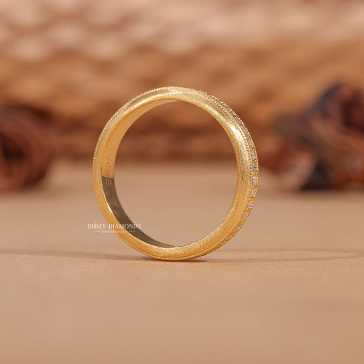 Ethically sourced round diamond eternity band