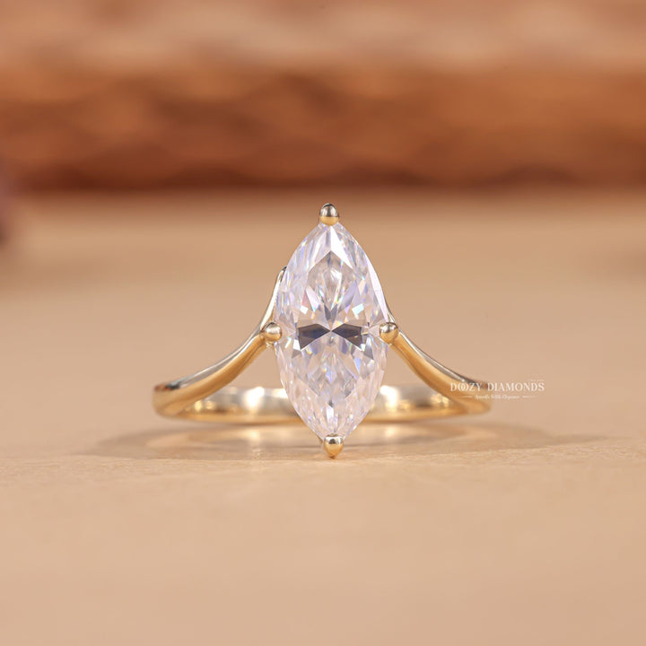 Discover marquise solitaire lab grown diamond engagement ring online