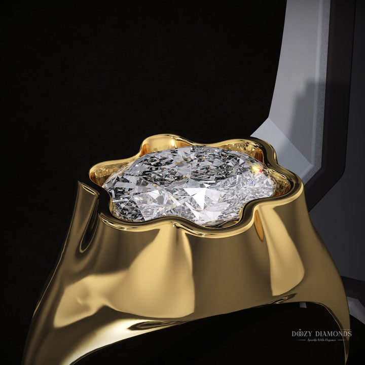 Buy oval cut dome diamond engagement ring with free shipping