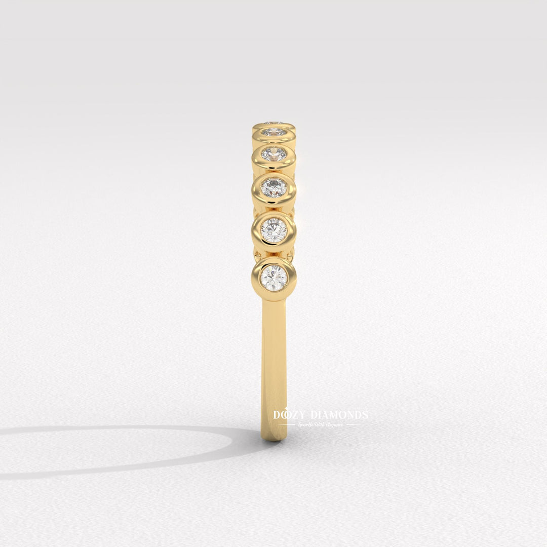 Ethically sourced round diamond eternity band