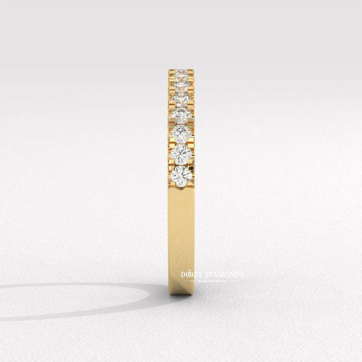 Ethically sourced round diamond eternity band