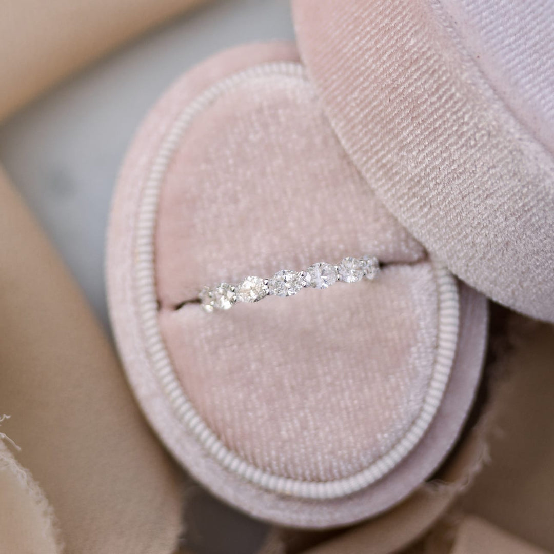 Oval DE - VS1 Lab Grown Diamond Full Eternity Wedding Band - Doozy Diamonds