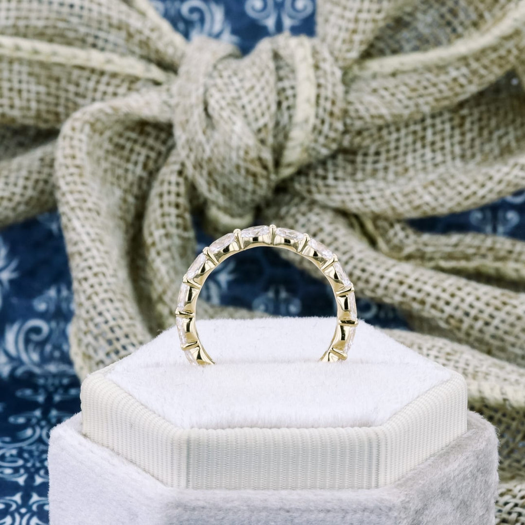 Oval DE - VS1 Lab Grown Diamond Full Eternity Wedding Band - Doozy Diamonds