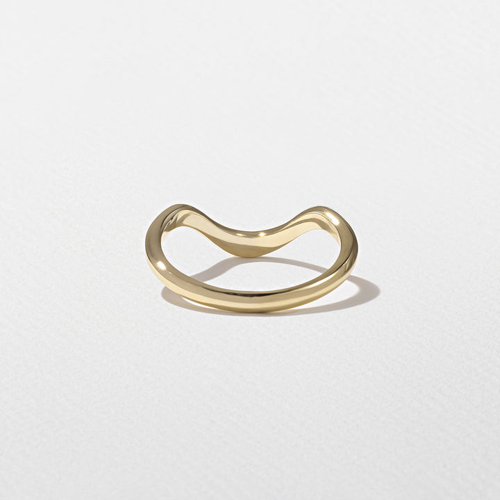 2.0CT Oval E - VS Lab Grown Unique Wave Wedding Ring With Plain Curve Band - Doozy Diamonds