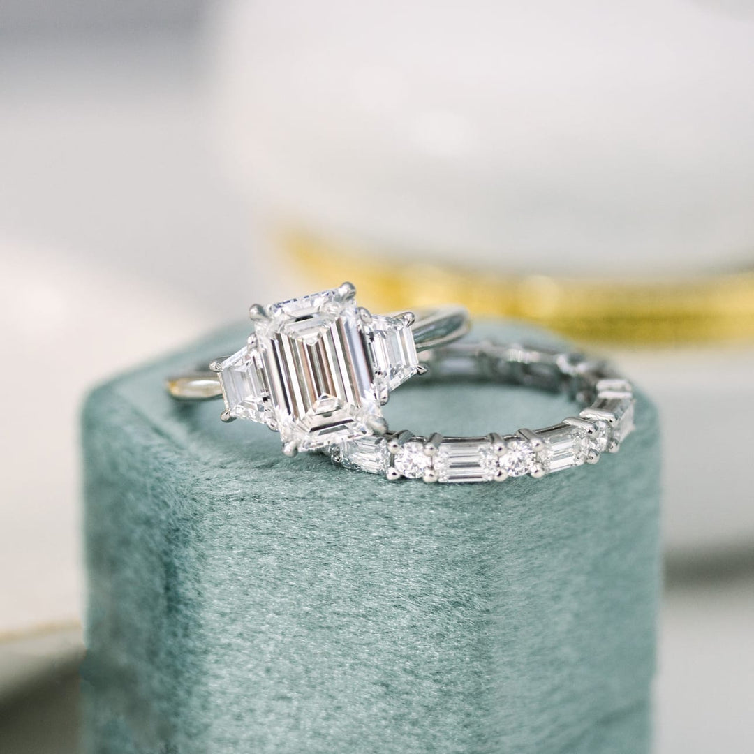 Emerald & Round DE - VS1 Lab Grown Diamond Eternity Band - Doozy Diamonds