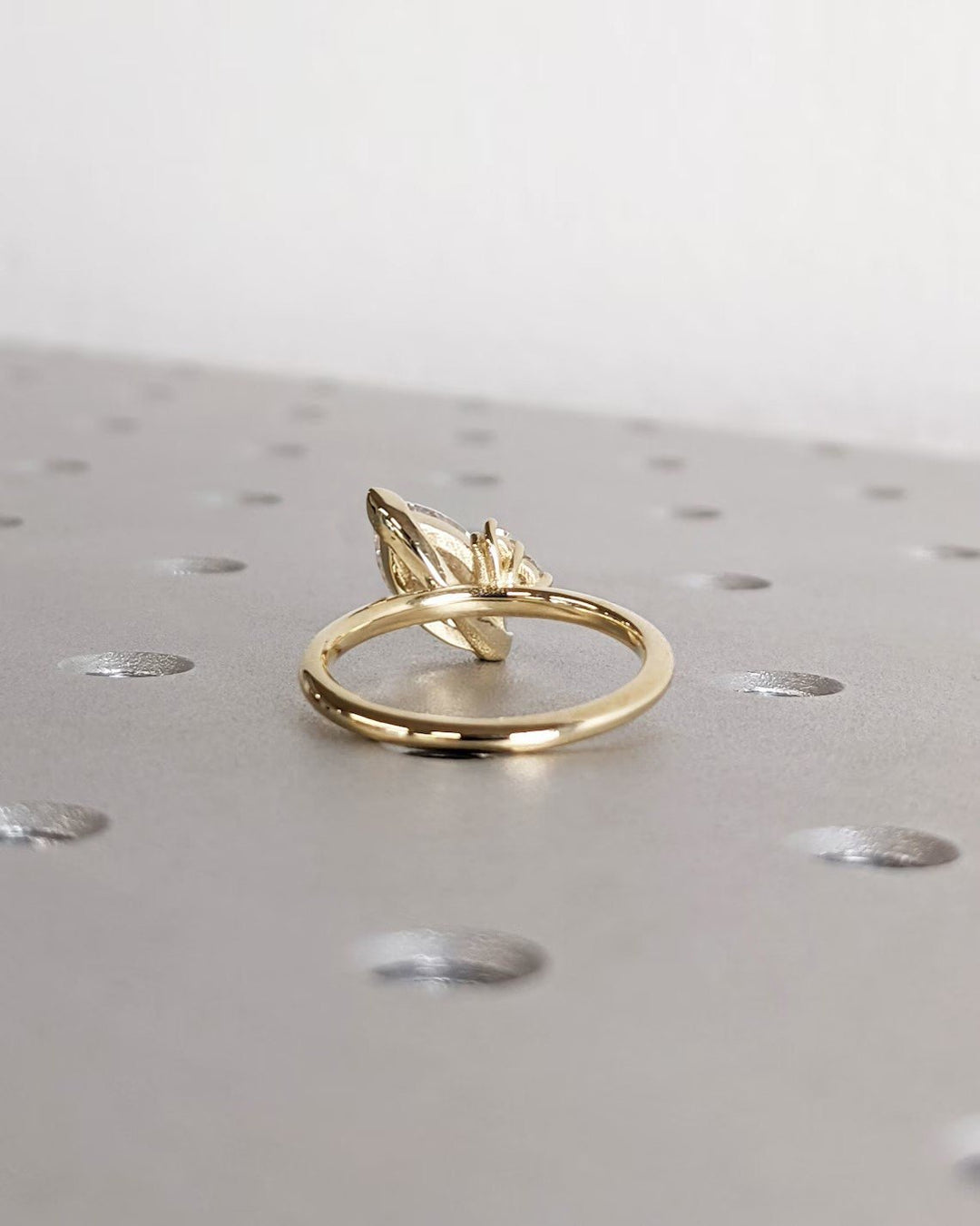 Shop marquise cut cluster lab grown diamond engagement ring online