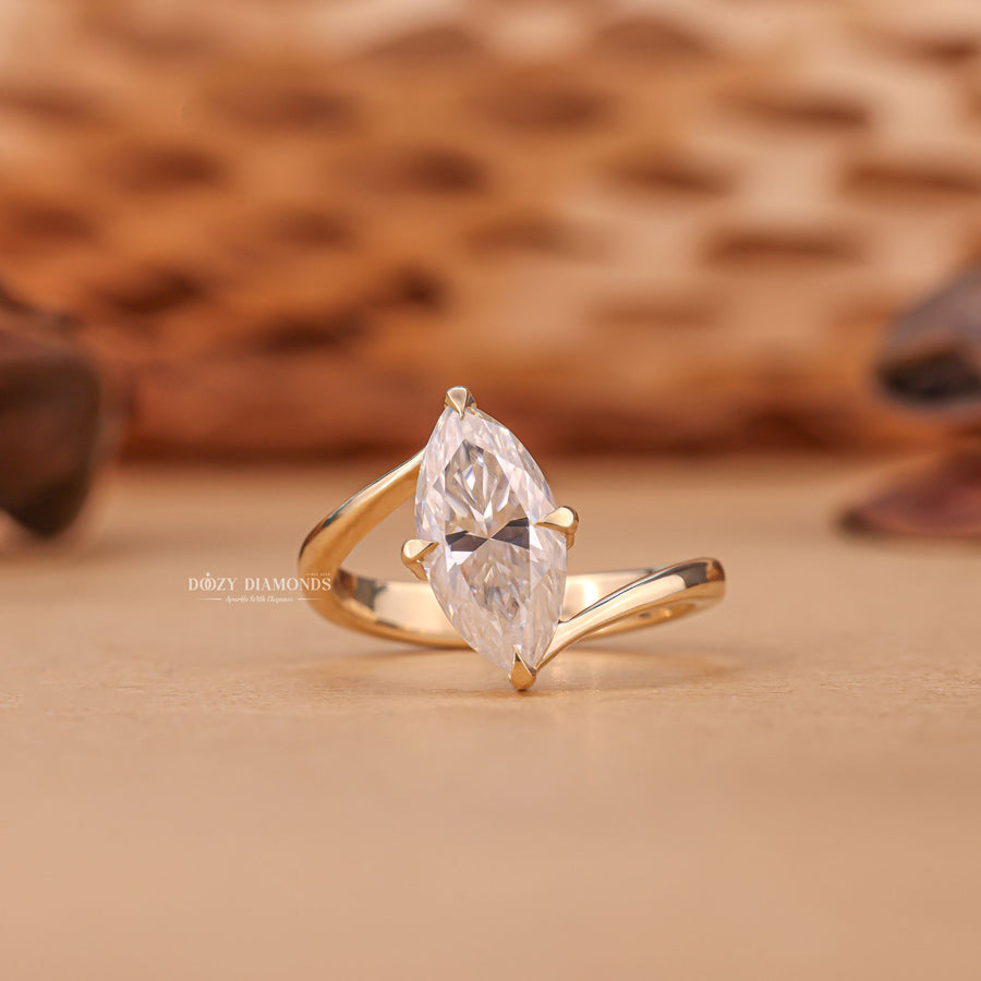 2.0CT marquise cut solitaire engagement ring available to buy now