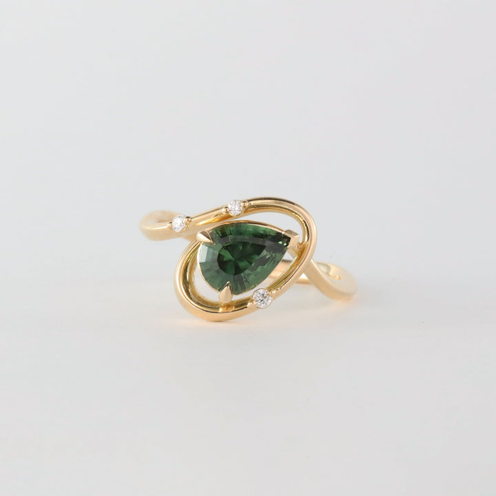 Buy 1.50CT pear solitaire lab grown diamond engagement ring online