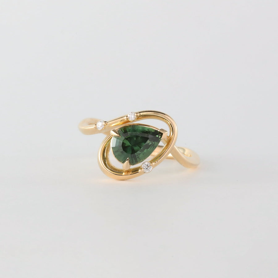 Buy 1.50CT pear solitaire lab grown diamond engagement ring online