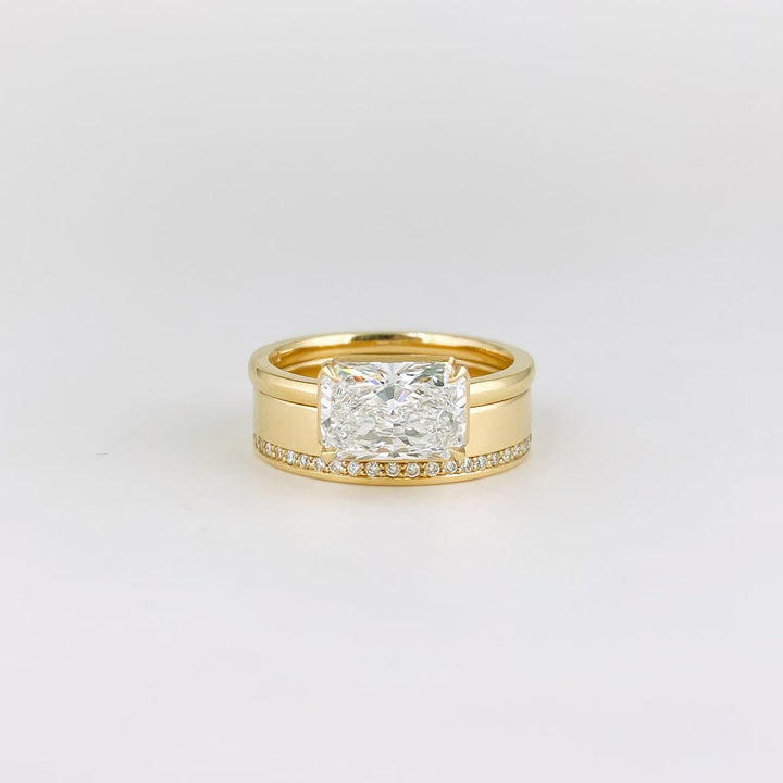 Ethically sourced round diamond eternity band