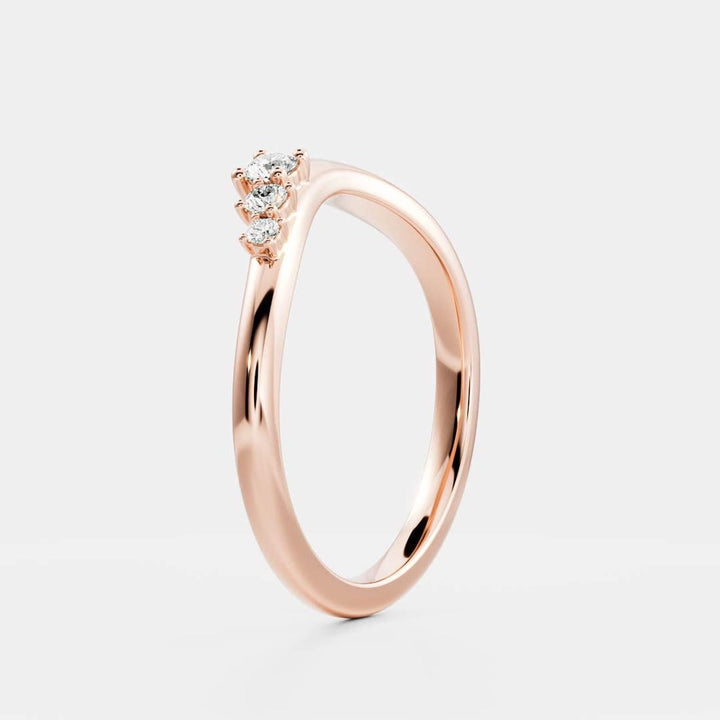 Ethically sourced round diamond eternity band