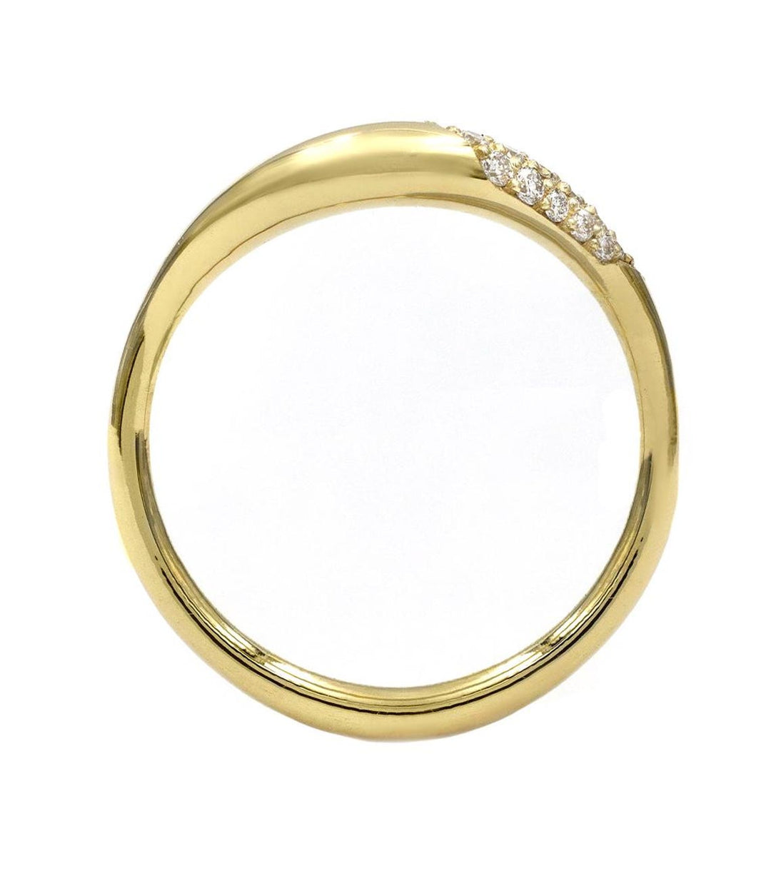 Ethically sourced round diamond eternity band