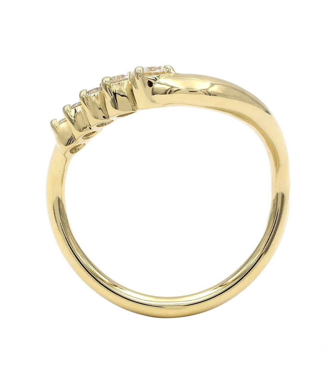 Ethically sourced round diamond eternity band