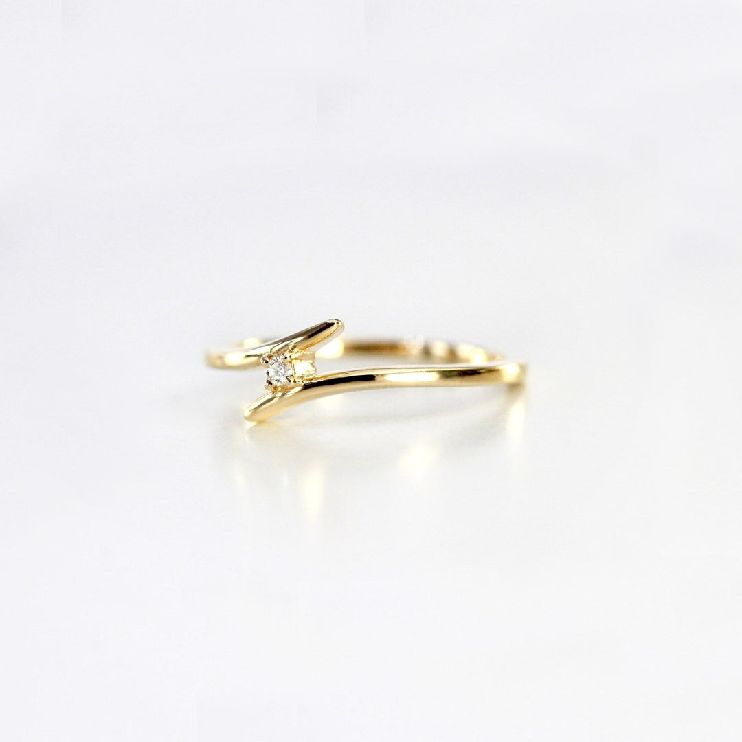 Round Cut Diamond Ring for Women Crafted in 14K Gold - Doozy Diamonds
