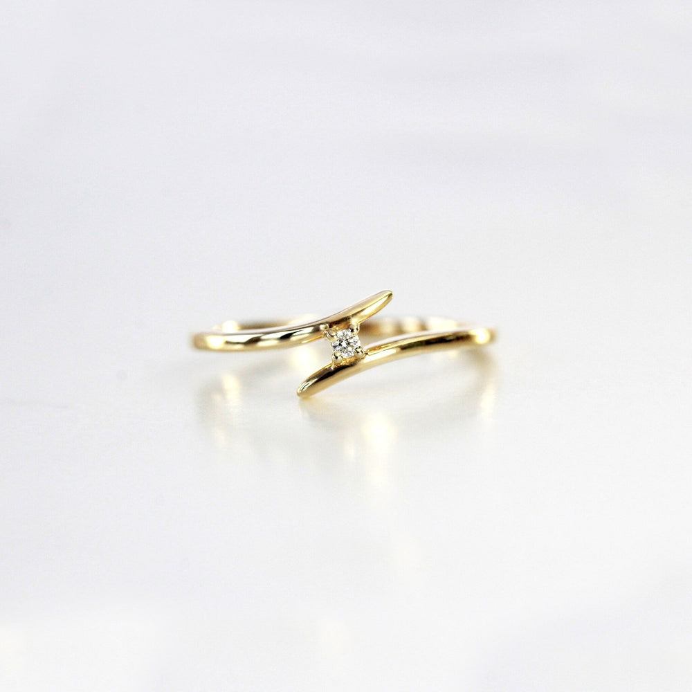 Round Cut Diamond Ring for Women Crafted in 14K Gold - Doozy Diamonds