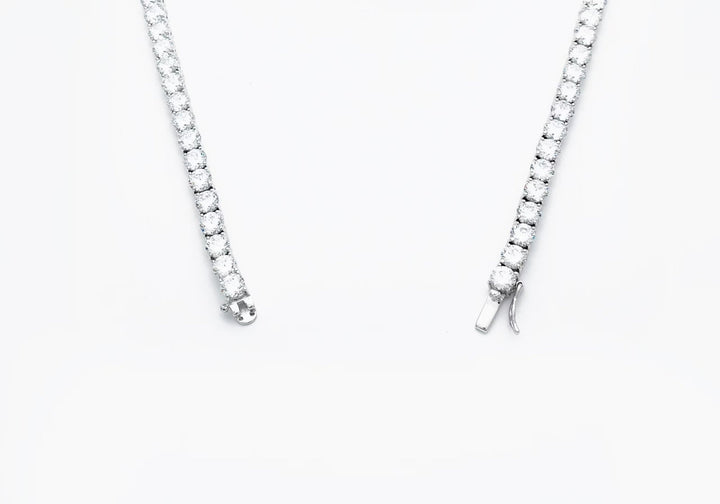 Round Cut Diamond Tennis lab grown diamond Necklace Gift for Women - Doozy Diamonds