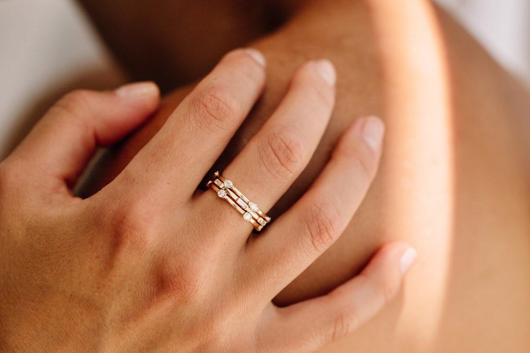 Round Cut Diamond Eternity Stackable Wedding Band for Women - Doozy Diamonds