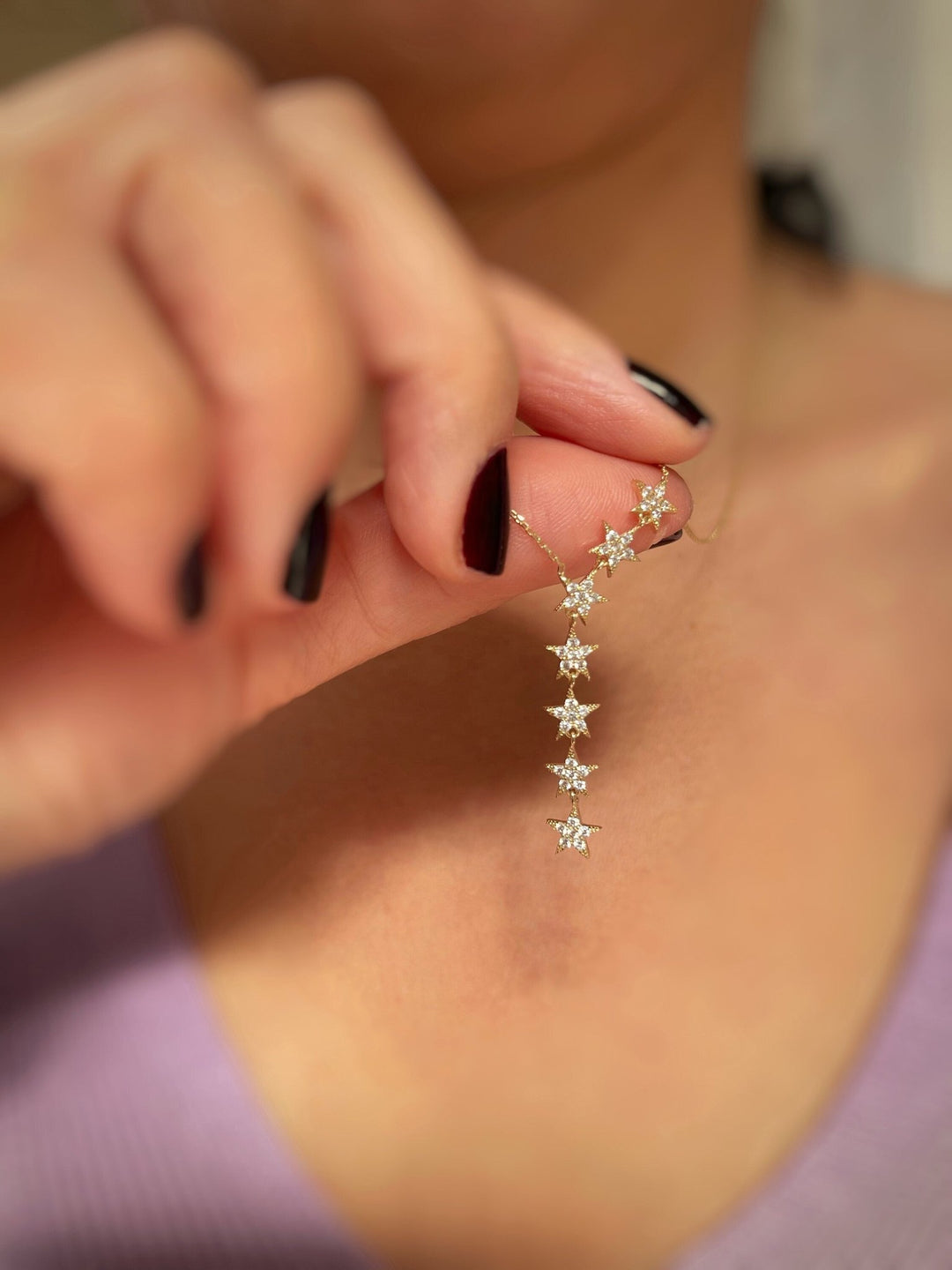 Special Edition Zirconia Star Pendant Necklace for Women - Doozy Diamonds
