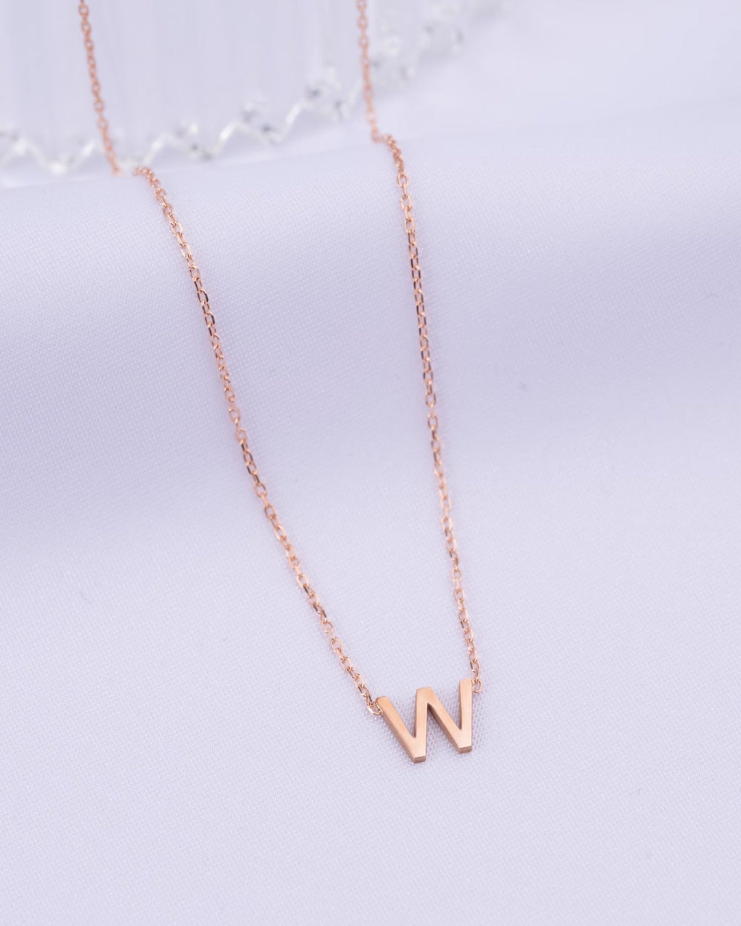 Initial Letter Personalized Necklace 14K Gold Ring for Women - Doozy Diamonds
