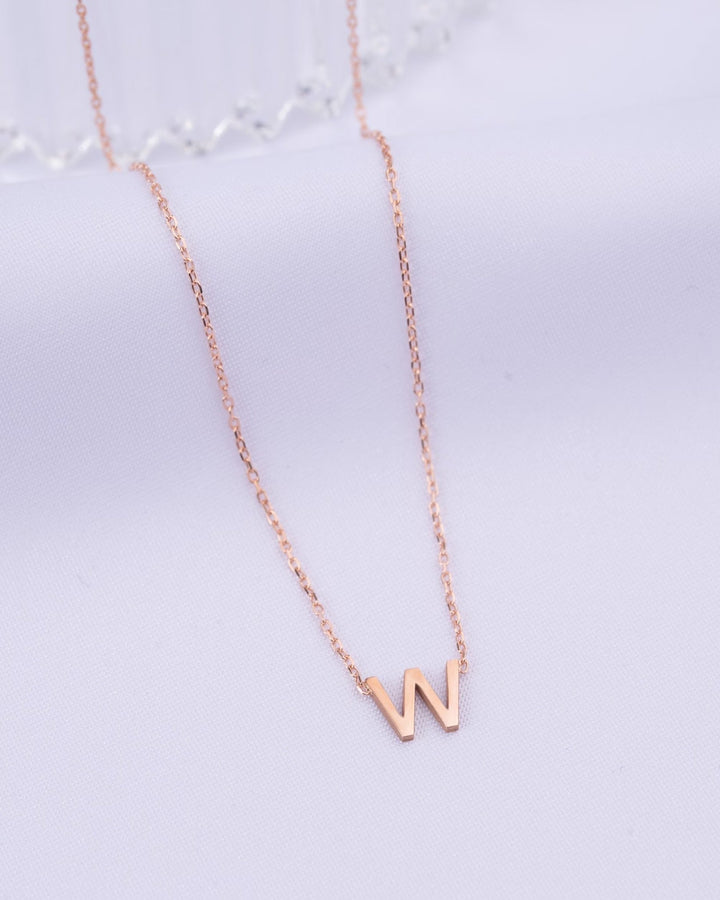 Initial Letter Personalized Necklace 14K Gold Ring for Women - Doozy Diamonds