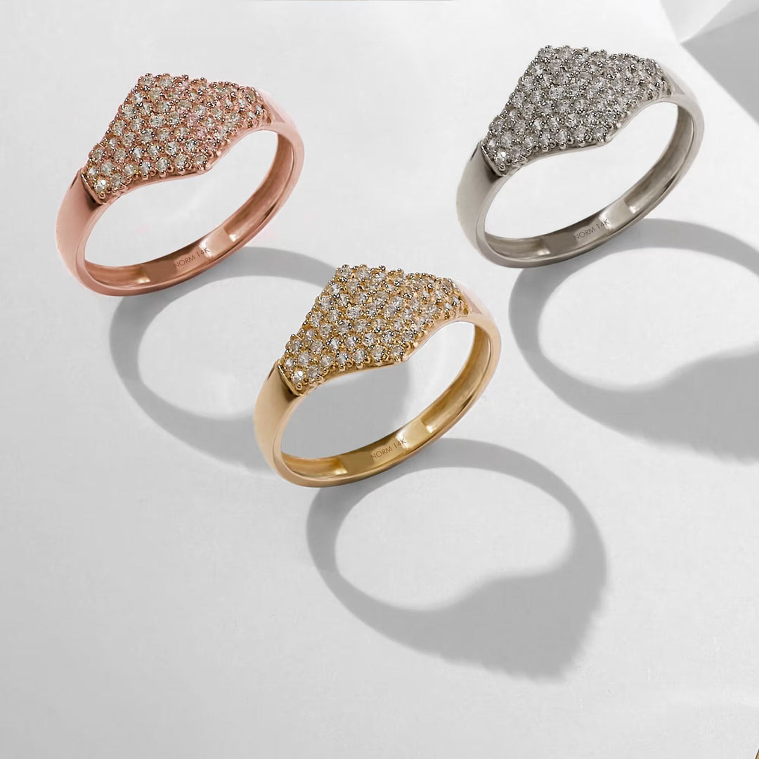 Round Cut lab grown diamonds Wedding Ring in Solid Gold - Doozy Diamonds