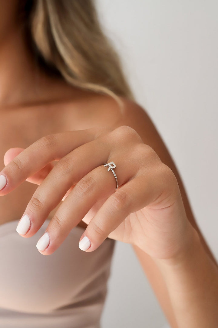 Latter 14K Gold Ring Gift for Mother's Day - Doozy Diamonds