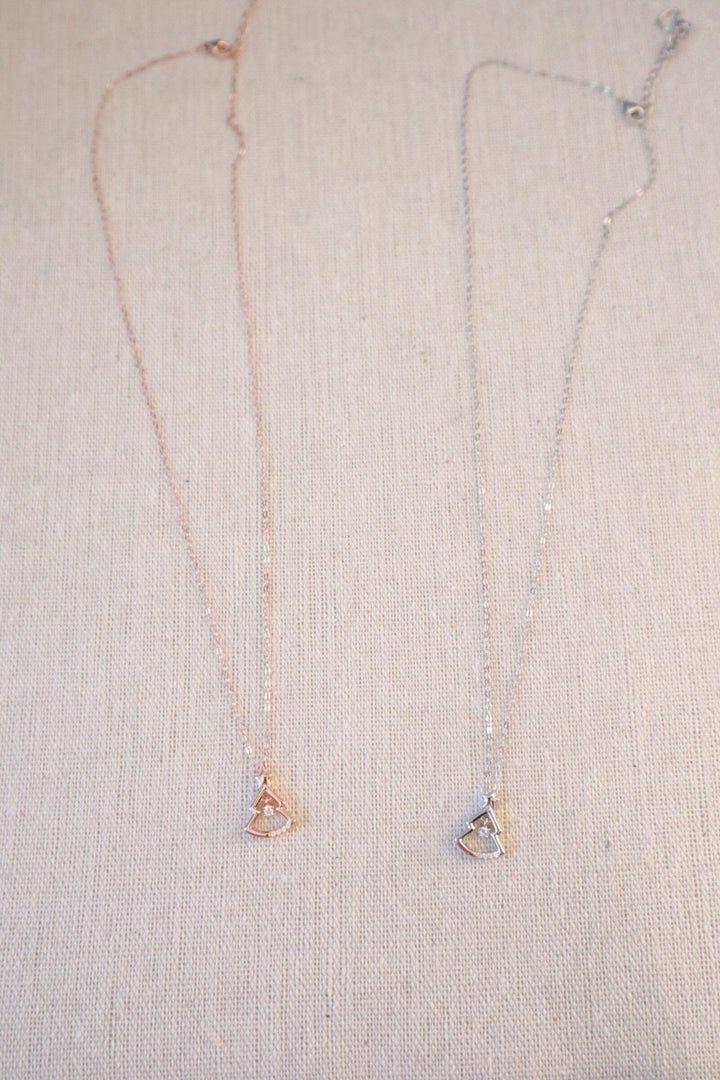 Round Cut Diamond Christmas Tree Holiday Necklace for Women - Doozy Diamonds
