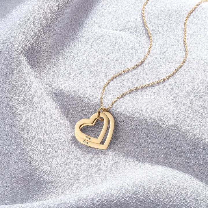 Mother Gold Necklace With Initials, Names - Engraved Gift for Women - Doozy Diamonds