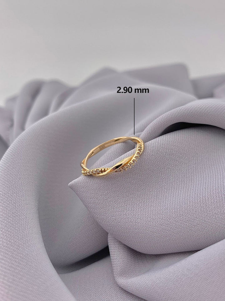 Round Cut Diamond lab grown diamond Infinity Wedding Ring for Christmas Gift - Doozy Diamonds