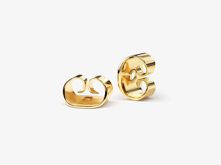 Round Cut Diamond Floral Studs Earrings for Halloween Gift - Doozy Diamonds