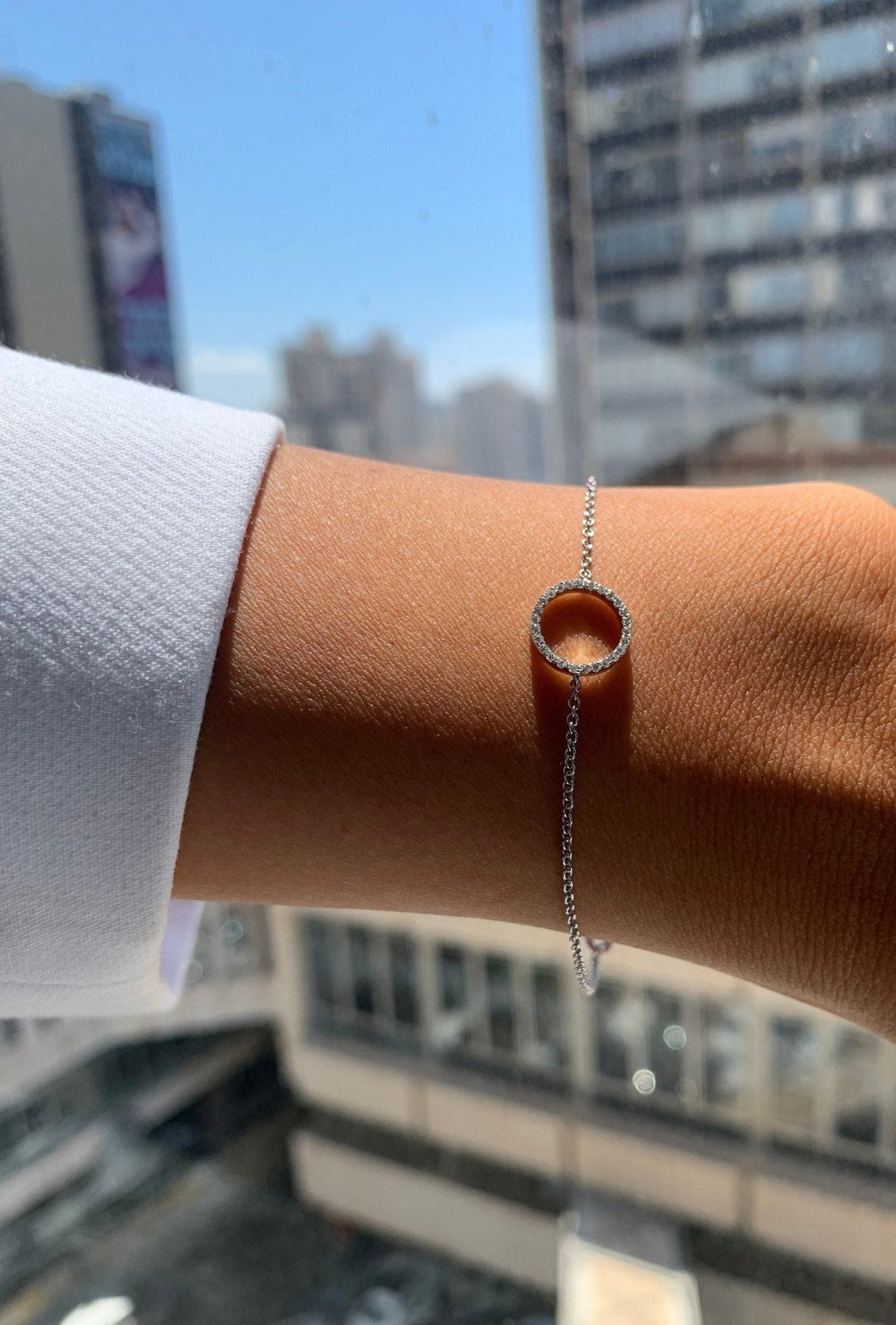 Round Cut Circle of Life Diamond Bracelet For Women - Doozy Diamonds