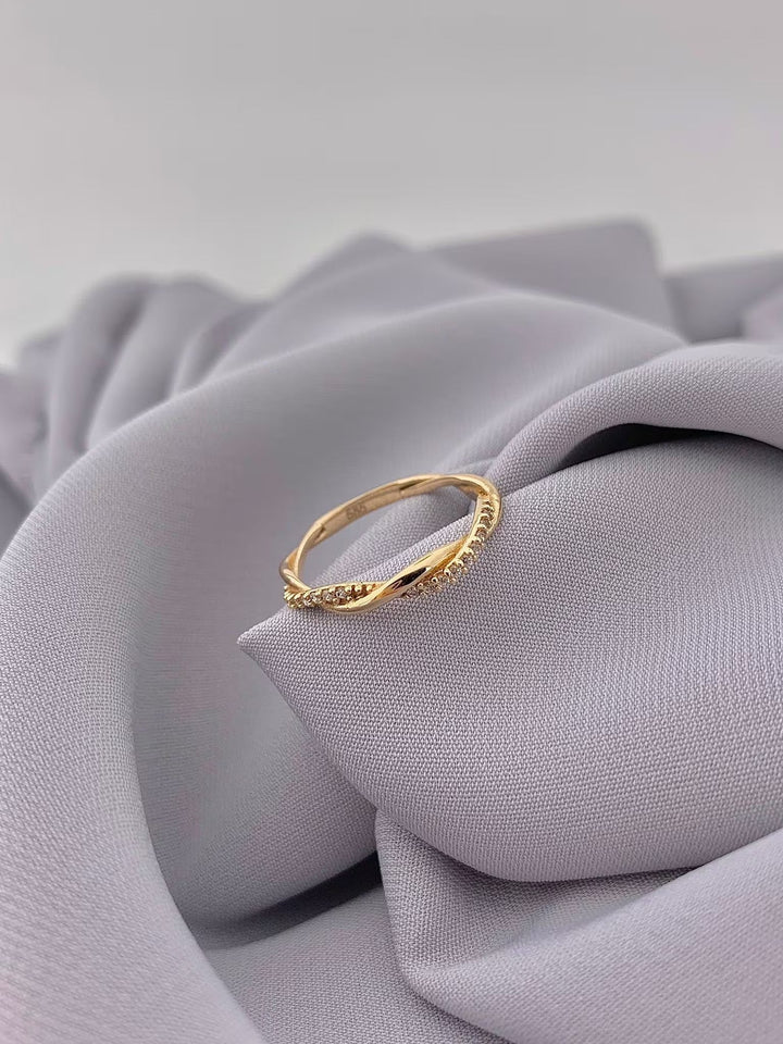 Round Cut Diamond lab grown diamond Infinity Wedding Ring for Christmas Gift - Doozy Diamonds