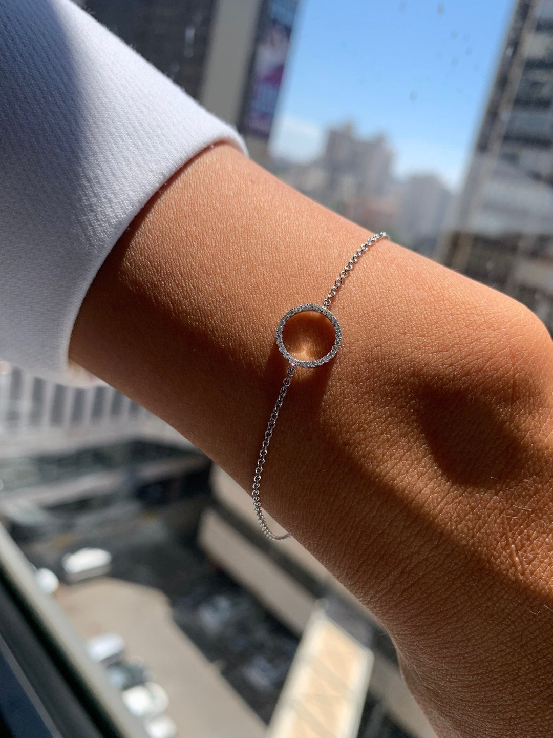 Round Cut Circle of Life Diamond Bracelet For Women - Doozy Diamonds