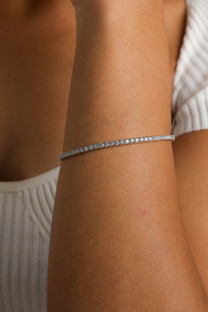 Round Cut Diamond Tennis Bracelet for Women - Doozy Diamonds