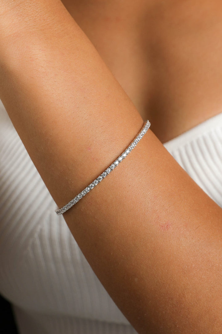 Round Cut Diamond Tennis Bracelet for Women - Doozy Diamonds
