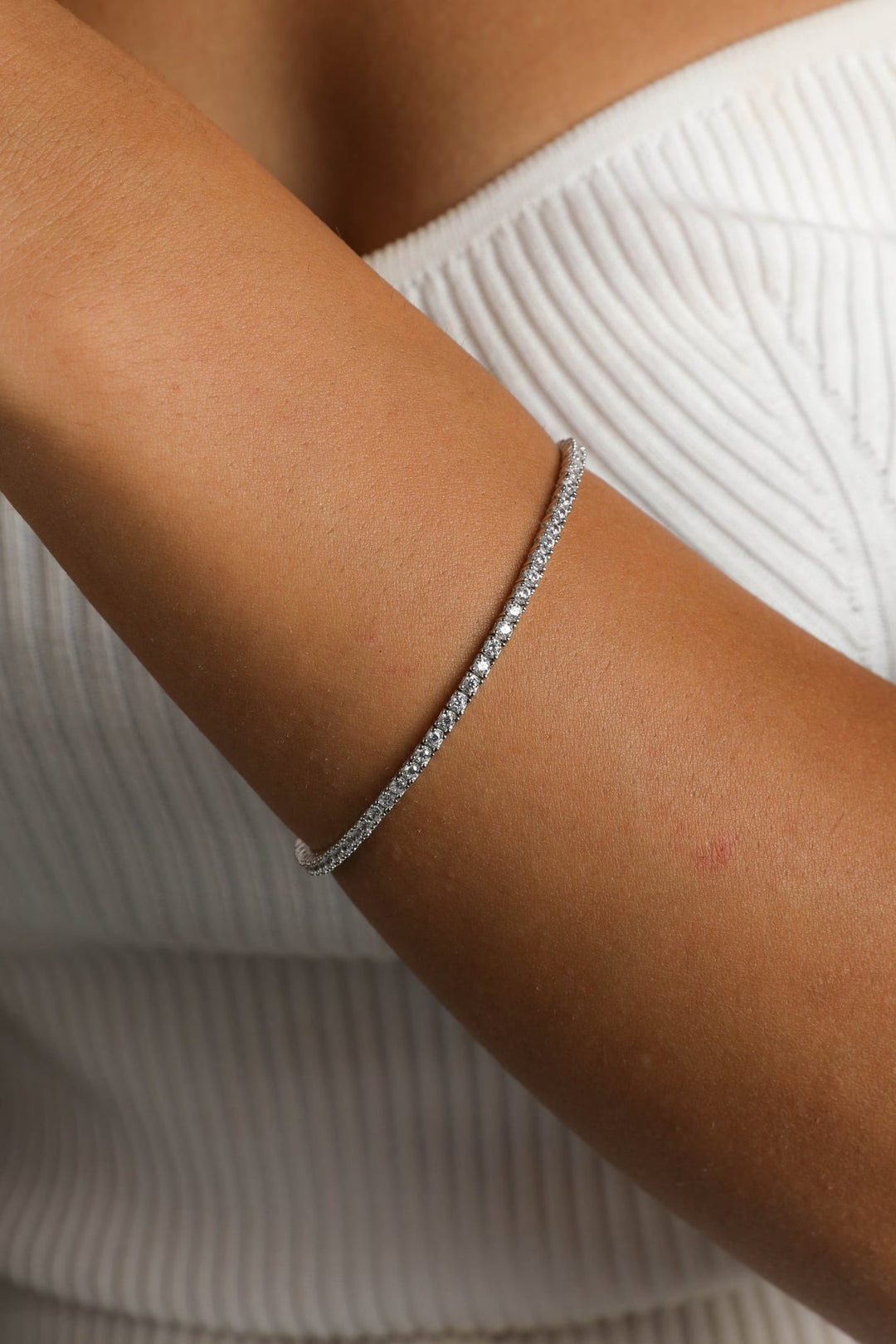 Round Cut Diamond Tennis Bracelet for Women - Doozy Diamonds