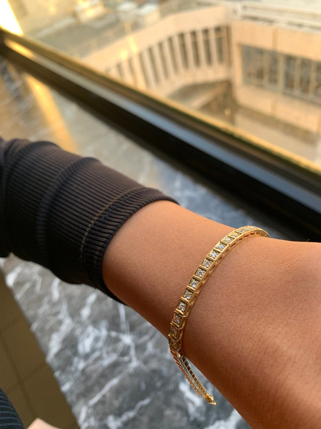 Beautiful Round Cut Diamond Tennis Bracelet for Her - Doozy Diamonds