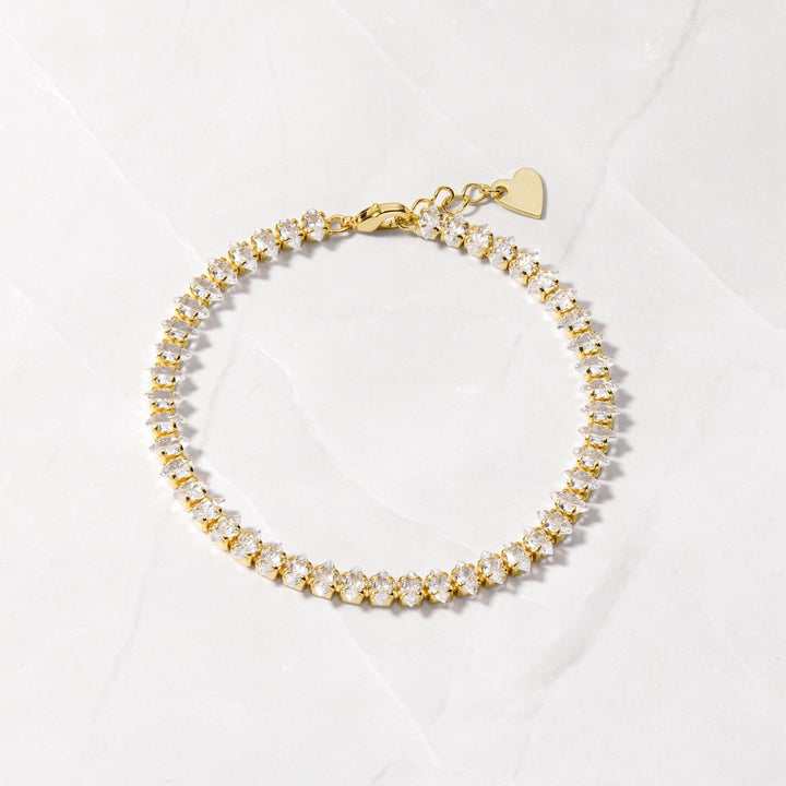 Marquise Cut Diamond Lab-Grown Tennis Bracelet for Her