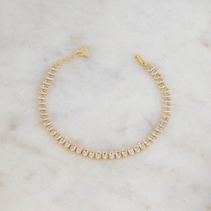 Marquise Cut Diamond Lab-Grown Tennis Bracelet for Her