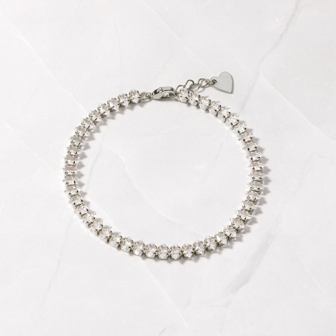 Marquise Cut Diamond Lab-Grown Tennis Bracelet for Her
