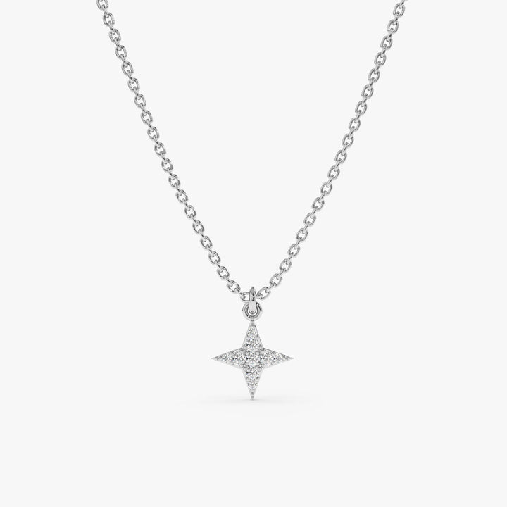 Mini North Star Diamond Necklace Gift for Her - Doozy Diamonds