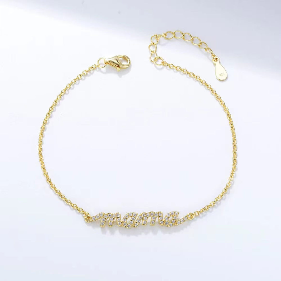'Mama' Diamond Bracelets for Women in 7 Inch - Doozy Diamonds